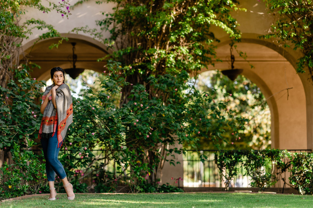 Embrace Pure Wool Shawl - Best wrap in USA for meditation for embrace journey within
