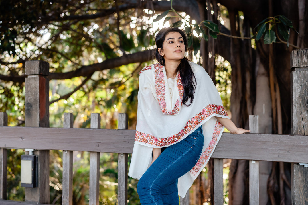 Embrace Pure Wool Shawl - Best meditation wrap in USA for embrace journey within