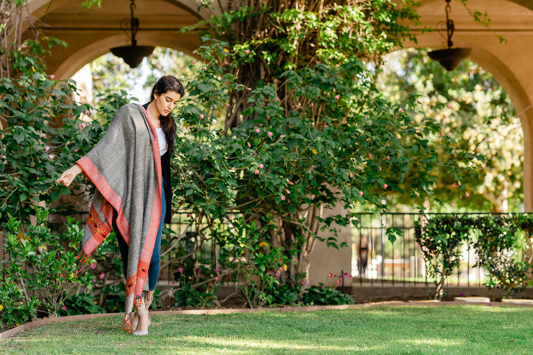 Embrace Pure Wool Shawl - Best Meditation Wrap in USA for Embrace Journey Within