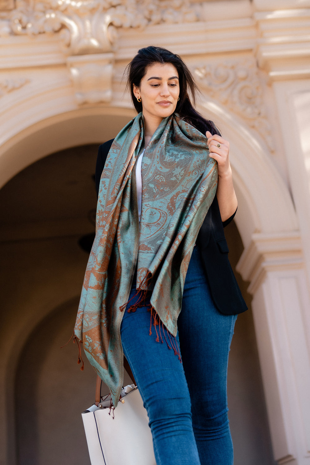 Embrace Pure Wool Shawl - Best wrap in USA for meditation for embrace journey within