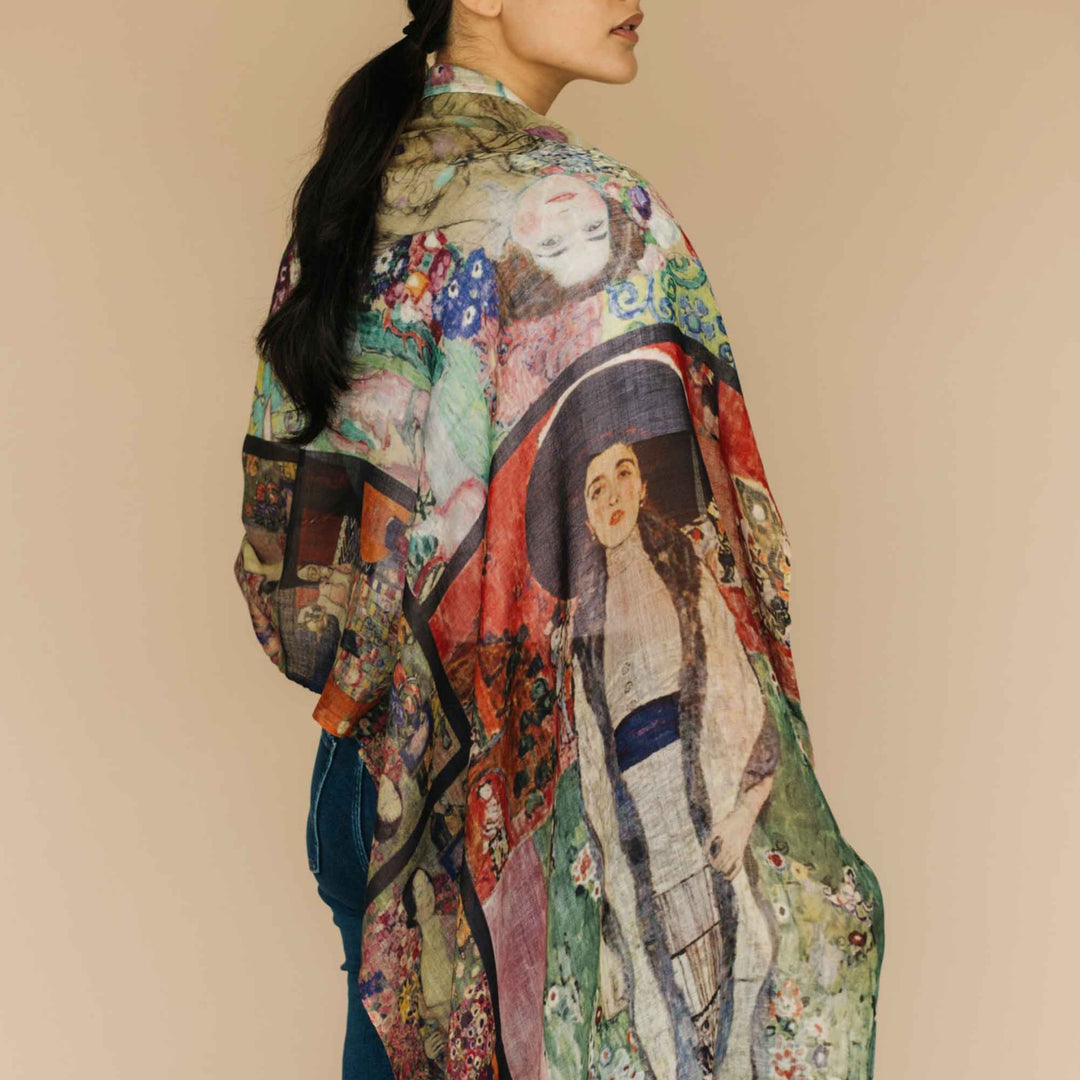 Embrace Vibrant You Multi-Hue Pure Wool Shawl Scarf - Best scarves in USA for Embrace journey within